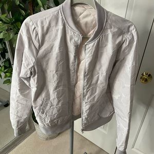 Blanc Noir reversible bomber jacket